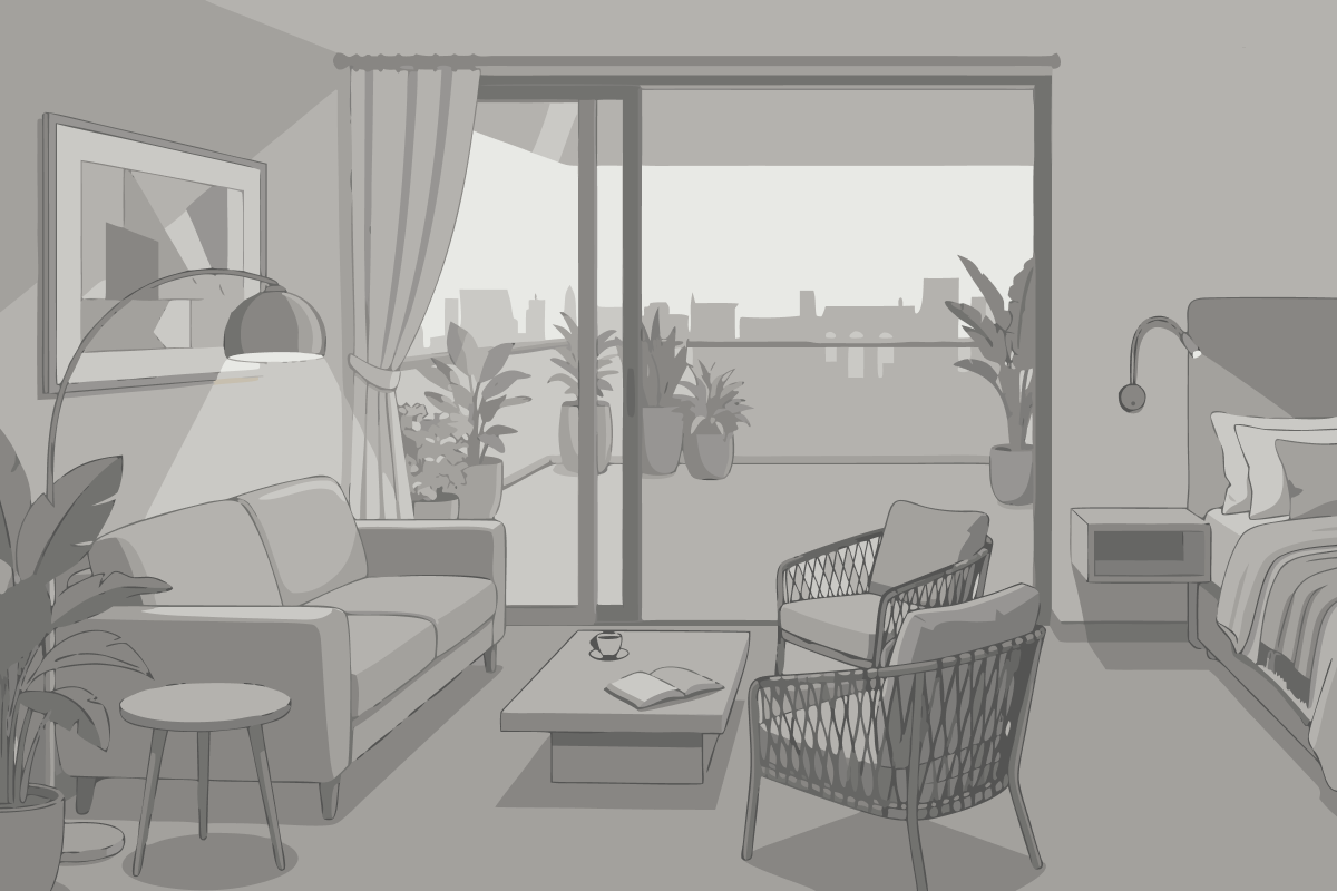 Chambre Double - Vue sur Jardin